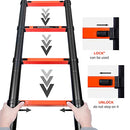 Palumie Aluminum Telescoping Ladder 10.5FT Extension Extendable Ladder - Brand New
