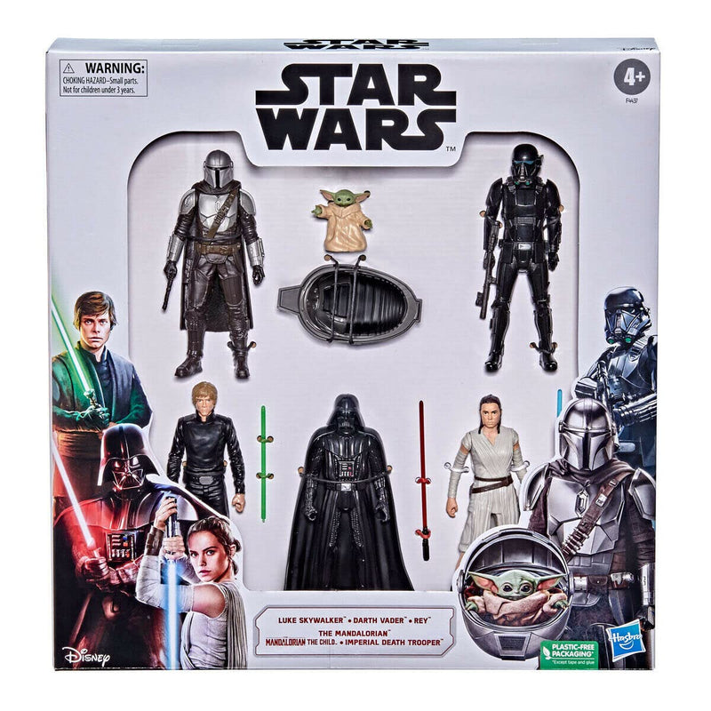 Star Wars Darth Action Figure Set of 6 for 4+ Years Kids 6 Inch (15.2cm) MULTI - Like New