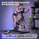 MGDYSS EXERCISE BIKE-STATIONARY INDOOR CYCLING BIKE - BLACK/ORANGE - Like New
