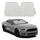 BDK Silver Glitter Windshield Sun Shade Car Sun Visor Sun Shade for Windshield - Brand New
