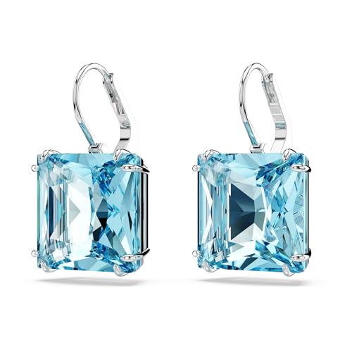 SWAROVSKI MILLENIA DROP EARRINGS WOMEN ONE SIZE BLUE - Brand New