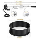 ONLYFIRE BRK-6009 ROTISSERIE RING KIT FOR CHARCOAL GRILLS F-BRK6009-PS1 - Silver - Like New