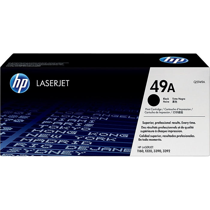 HP 49A Black Standard Yield Toner Cartridge Q5949A New