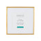 BOWENTURBO SQUARE METAL PICTURE FRAME FOR WALL TABLE TOP THIN EDGE (6X6) - GOLD - Brand New