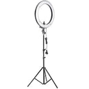 Neewer 14" Dimmable Fluorescent Ring Light 190cm Light Stand Mini Ball Head Kit - Brand New