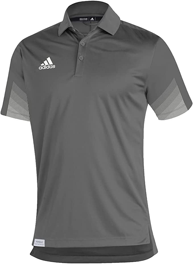 GM2610 Adidas Sideline 21 Primeblue Polo Shirt New