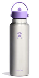 HYDRO FLASK WIDE MOUTH STAINLESS STEEL WATER BOTTLE - STAINLESS - Scratch & Dent