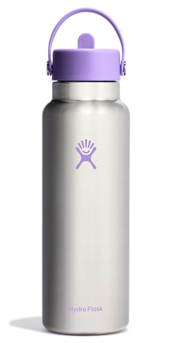 HYDRO FLASK WIDE MOUTH STAINLESS STEEL WATER BOTTLE - STAINLESS - Scratch & Dent