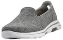 15903 Skechers Women GO Walk 5 Honor Shoes, Size 12, Gray - Brand New