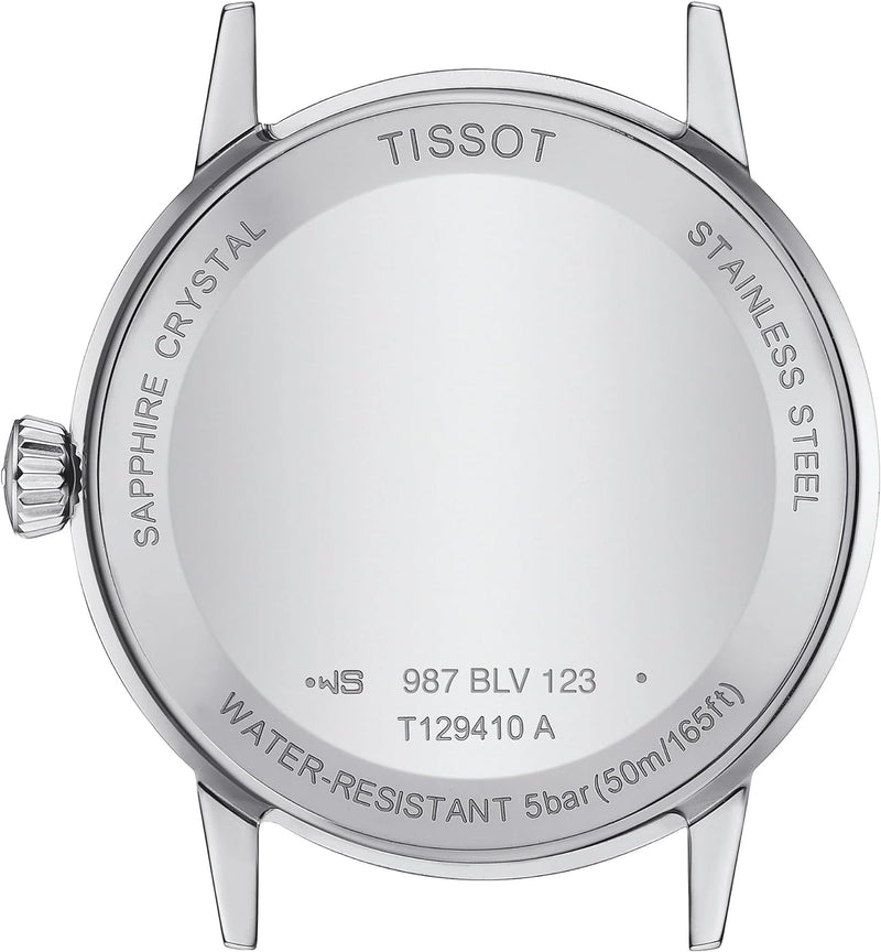 Tissot Mens Classic Dream Stainless Steel Dress Watch - STAINLESS STEEL /BLACK Like New