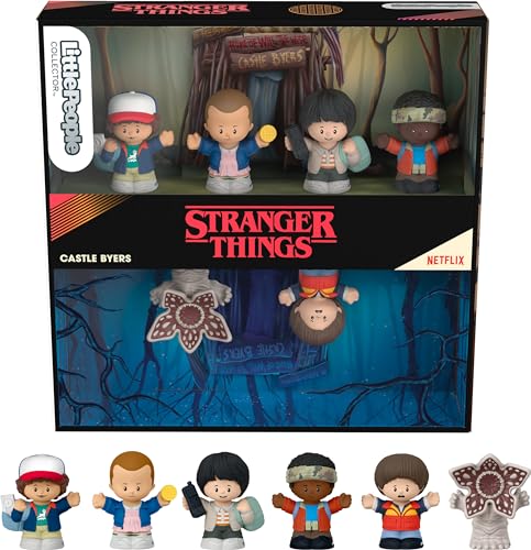 Fisher Price Little People Collector Stranger Things Castle Byers, 6 Figures - Brand New