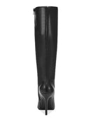 INC Womens Black Cushioned Goring Rajel Pointed Toe Stiletto Zip-Up Dress Boots - Brand New