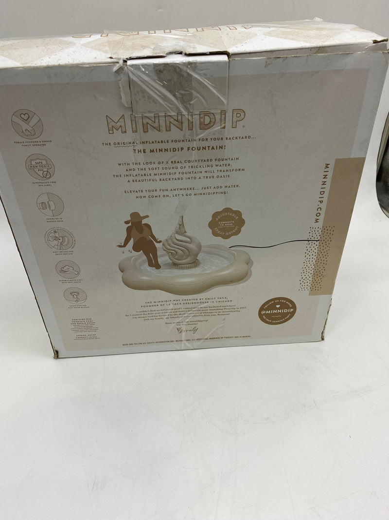 MINNIDIP EXCLUSIVE RESORT COLLECTION FOUNTAIN PLAY SPRINKLER - PEARL - Like New