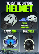 SAFUTY1ST MOUNTAIN BIKE HELMET FOR ADULTS LIGHTWEIGHT IMPACT-RESISTANT LARGE - Like New