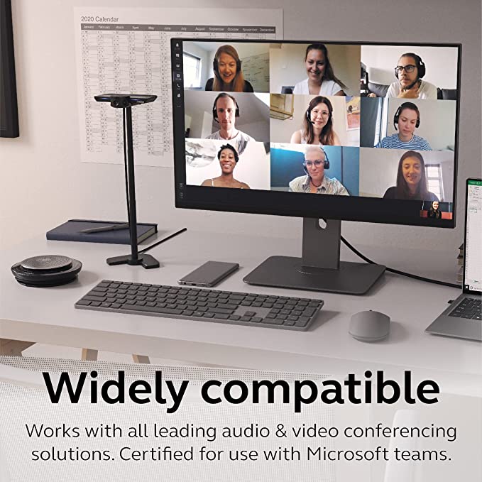 Jabra PanaCast 180° Panoramic 4K Video Conferencing Webcam 8100-119 - Black - Like New