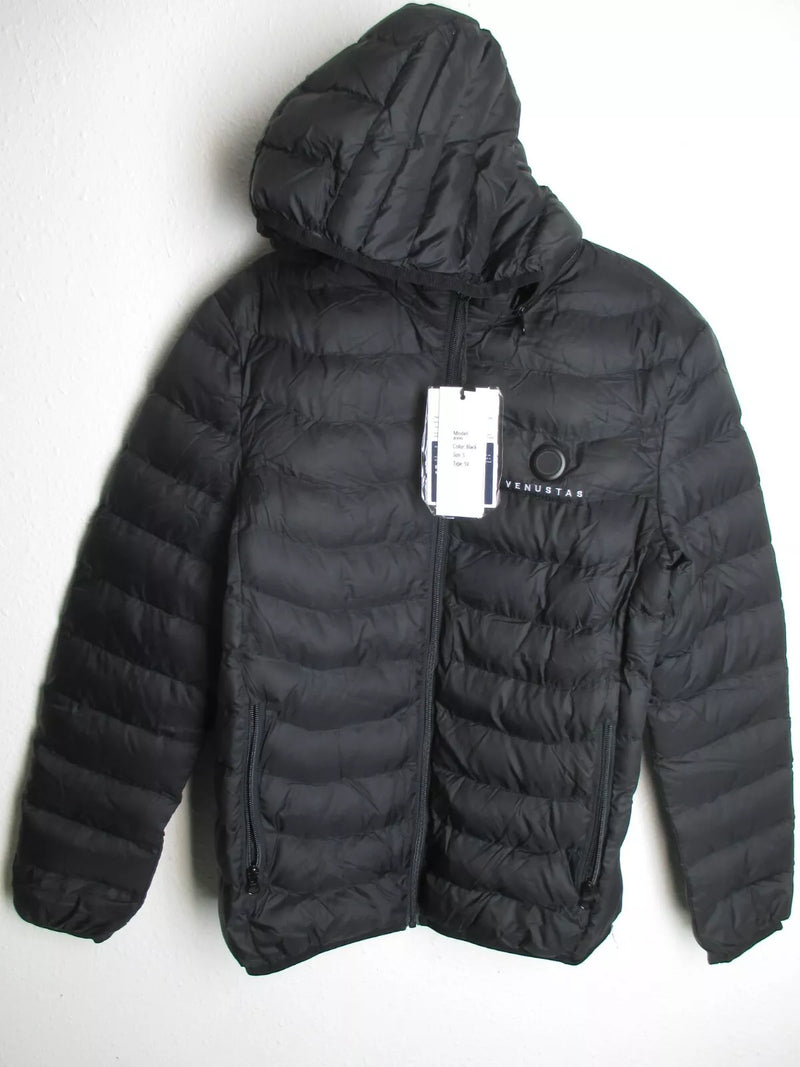 VENUSTAS NEW VENUSTAS HEATED JACKET HOODED PUFFER 5V WARM - SIZE M - BLACK WARM - Like New