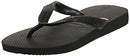 4000029 HAVAIANAS WOMEN'S CORE FLIP FLOPS BLACK SIZE: 11/12 - Like New