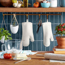 KITCHENAID RIBBED SOFT SILICONE OVEN MITT 2PACK SET 7.5"X13" - SMOKED PORCELAIN - Brand New