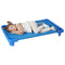 ECR4Kids Streamline Assembled Cot Toddler Size 6 Pack Blue ELR-16120-CSPK - Like New