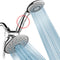 HotelSpa 6''/4'' Ultra-Luxury 3 way Rainfall Shower-Head/Handheld Shower Gray - Like New