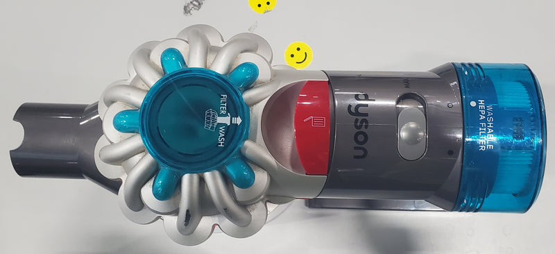 DYSON V8 ABSOLURTE VACUUM SV25 - BLUE/SILVER - Like New