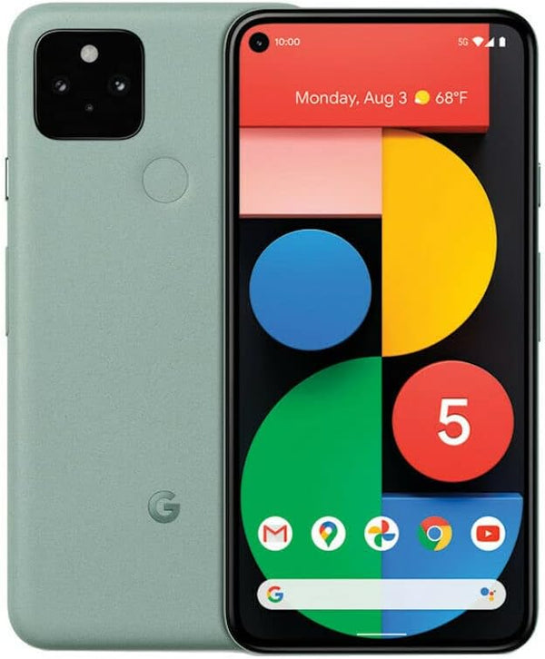 GOOGLE PIXEL 5 128GB - SORTA SAGE - UNLOCKED Like New