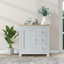 Air Down Storage Buffet Cabinet with Shelf & 3 Drawers W33136473 - Ash Grey - Like New