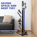 BRIGHTSHOW VACUUM STAND STABLE METAL STORAGE BRACKET HOLDER CLEANERS - BLACK - Like New