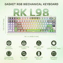 RK ROYAL KLUDGE L98 WIRELESS MECHANICAL KEYBOARD (LINEAR CREAM SWITCH) - GREEN - Like New