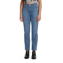 LEVI'S WOMEN'S CLASSIC STRAIGHT JEANS SIZE 2M W26XL30 LAPIS SPEED - Brand New