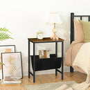 HOOBRO Narrow End Table Small Spaces Slim Nightstand BF41BZ01G1 -Brown/Black - Like New