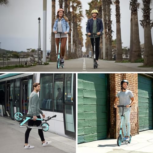 Defun Tricycle Scooter for Ages 6+8IN, Max Load 240 LBS, FoldableMINT GREEN - Like New
