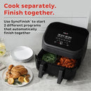 INSTANT POT VERSAZONE 9QT AIR FRYER 8-IN-1 FUNCTIONS CRISPS 140-3092-01 - BLACK - Like New