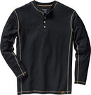LEGENDARY WHITETAILS MEN'S MAVERICK SLUB HENLEY SHIRT SIZE MEN M BLACK - Brand New