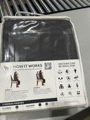 READY ROCKER BACK SUPPORT GRAY PORTABLE STORABLE - Like New