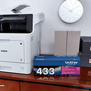 Brother TN-433M Magenta Toner Cartridge, Page Yield Up To 4,000 Pages - Brand New