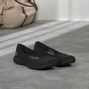 23312W Skechers Women's Microburst Slip-On Fashion Sneaker, Black, Size 6 - Like New