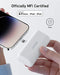 ANKER NANO PORTABLE CHARGER IPHONE MFI LIGHTNING CONNECTOR POWER BANK - BLUE - Like New