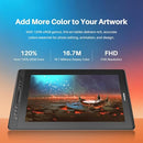 HUION KAMVAS Pro 16 Drawing Tablet 15.6 inch Pen Display B0BXLZNTQ3 - Black - Brand New