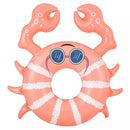 SUN SQUAD CRAB SWIM TUBE WATER FLOATS AND INFLATABLES - PINK/WHITE - Like New