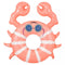 SUN SQUAD CRAB SWIM TUBE WATER FLOATS AND INFLATABLES - PINK/WHITE - Like New