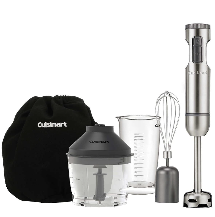 Cuisinart Immersion Hand Blender with Storage Bag - SILVER - Scratch & Dent
