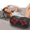 MASSAGEASE ADJUSTABLE NECK-SHOULDER MASSAGE PILLOW MAGIC STRAP - BLACK - Like New