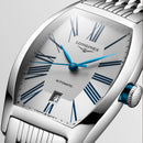 Longines Evidenza Women's Ladies Automatic Watch - Silver Case/Band, Blue Dial Like New