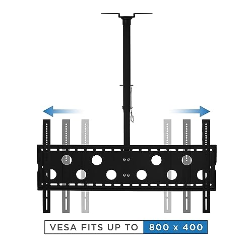MOUNT-IT! CEILING TILT TV MOUNT 37-70" TVS MI-501L - BLACK - Like New