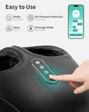 NEKTECK FOOT MASSAGER FSA ELIGIBLE HSA DEEP KNEADING, APP CONTROL - DEEP BLACK - Like New