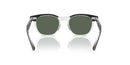 RAY-BAN BOYS RJ9098SF LOW BRIDGE FIT SQUARE SUNGLASSES BLACK ON TRANSPARENT - Like New