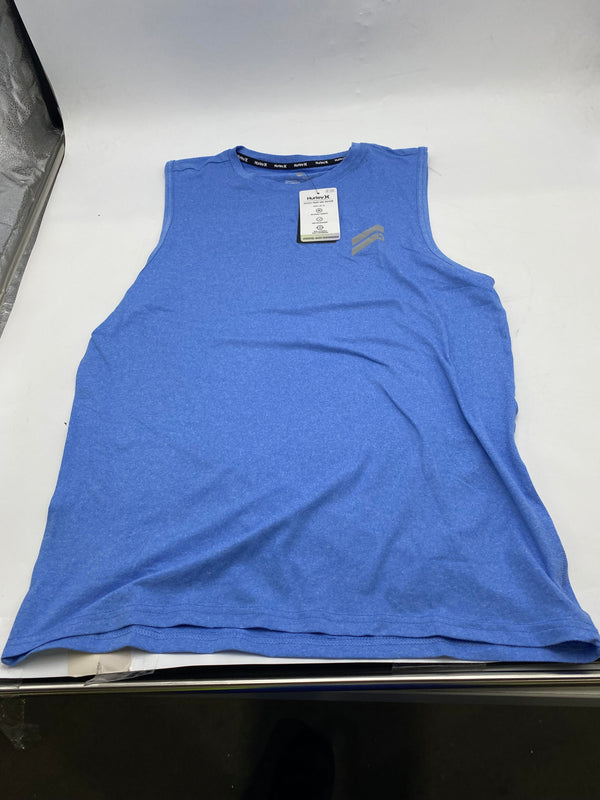 HURLEY EXIST BREATHE TANK HEATHERED POLY SPAN - SIZE: MEN S - AQUIFER - Like New