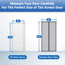 BLUEBALA FIBERGLASS MAGNETIC SCREEN DOOR MESH SIZE 34X82 - GRAY - Like New