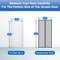 BLUEBALA FIBERGLASS MAGNETIC SCREEN DOOR MESH SIZE 34X82 - GRAY - Like New